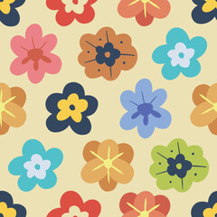 Retro abstract pattern design vector background illustration