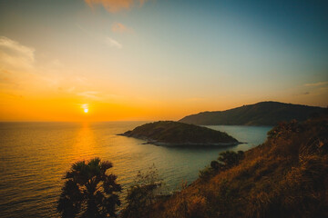 Sunset at Laem Phrom Thep