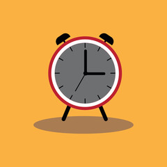 alarm clock illustration,Wake up retro alarm clock, Alarm clock icon vector design,flat style alarm clock icon vector design illustration.  