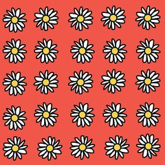 Daisies red