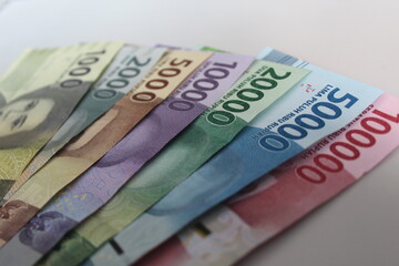 Obraz premium several new rupiah notes with various nominal