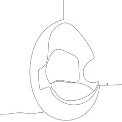 Minimalist Handrawn Monoline Home Décor and Interior Design Furniture Illustration