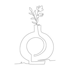 Minimalist Handrawn Monoline Home Décor and Interior Design Furniture Illustration