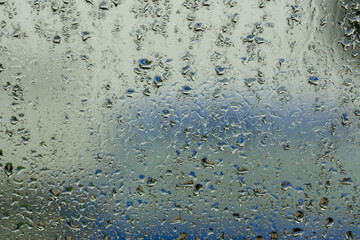 Nice water drops on the glass.