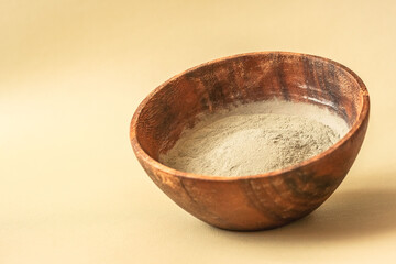 blue clay for beauty treatments and spa