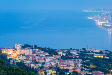 Sirolo e Numana viste dal Belvedere del Monte Conero