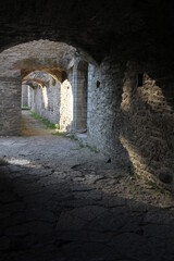 Naklejka premium ruins of the castle