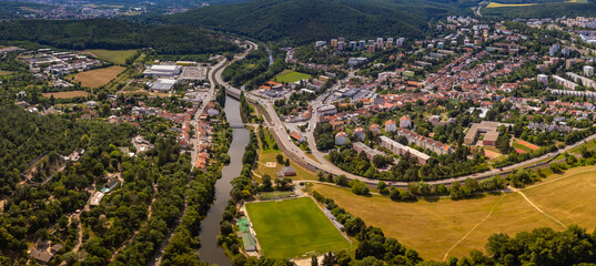 Luftaufnahme Brno-Bystrc - Brünner Stadtteil - Tschechische Republik