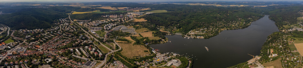 Luftaufnahme Brno-Bystrc - Brünner Stadtteil - Tschechische Republik