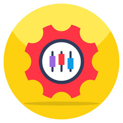 Modern design icon of volume management