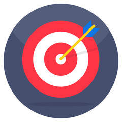 Board with archery arrow showcasing hitting game