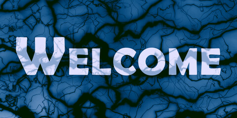 Napis Welcome - obrazy, fototapety, plakaty