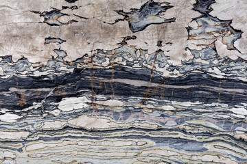 Panele Szklane  Dedalus - slylish natural quartzite stone texture, photo of slab.