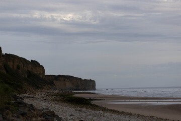 Omaha Beach in Normandy, one of the most important places of the second world war
