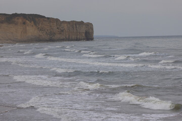 Omaha Beach in Normandy, one of the most important places of the second world war