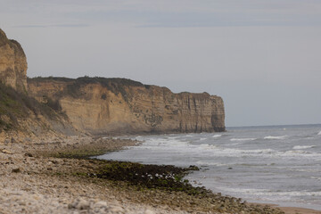 Omaha Beach in Normandy, one of the most important places of the second world war