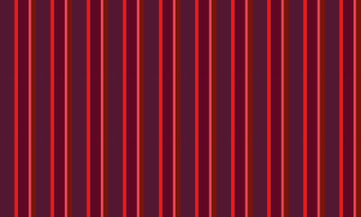 Striped Brown Red Burgundy pattern texture. Seamless Vector stripe pattern. Vertical parallel stripes. For Wallpaper wrapping fashion fabric. Red Textile swatch Abstract Colorful geometric background