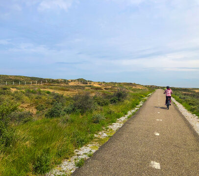 Bicycle Tour through Dune Landscape
