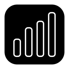 A unique design icon of mobile signals