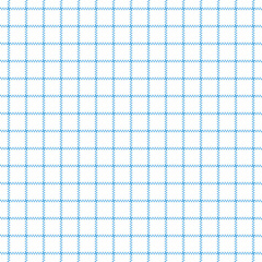 Seamless blue and white mini check pattern. Vector textile background