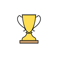 cup, winner, sport outline icon. Element of winter sport illustration. Signs and symbols icon can be used for web, logo, mobile app, UI, UX