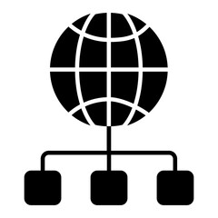 Perfect design icon of global network
