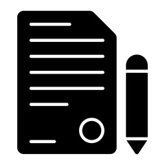 Premium download icon of article writing