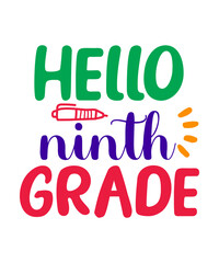 Fototapeta premium Back to School svg, First day of School svg, Back to School bundle svg, Bundle of 6 Back to School svg, Back To School Bundle Png, Back To School Bundle, Back To School Png, Back To School Clipart