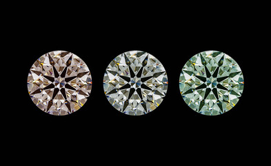 Precious diamonds are expensive and rare. For jewelry making	