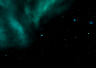 Small part of an infinite star field