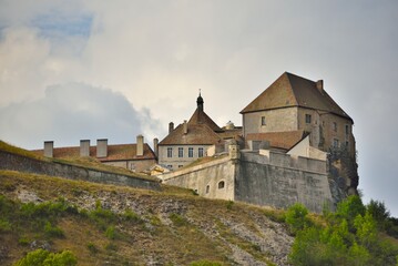 Fototapeta na wymiar Le fort de Joux (Doubs)
