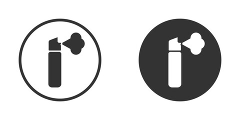 Pepper spray icon. Flat vector illustration. - obrazy, fototapety, plakaty