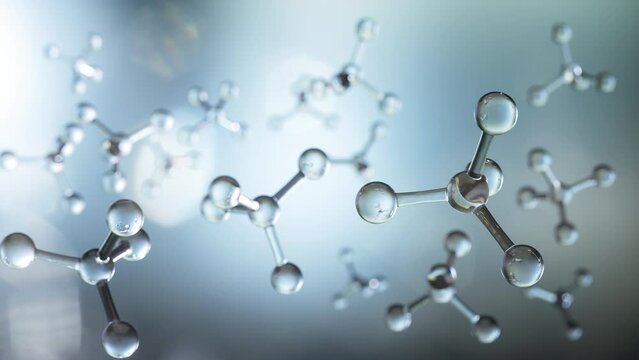 Molecular Structure, Science or medical Loop animation.