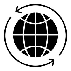 Premium download icon of global refresh