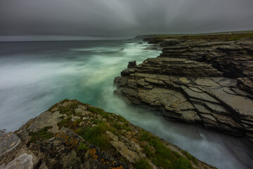 Cliffs near Birsay, Orkney, Scotland
