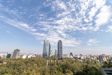 Obraz premium Paseo de la Reforma view 