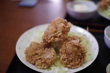 真冬の唐揚げ