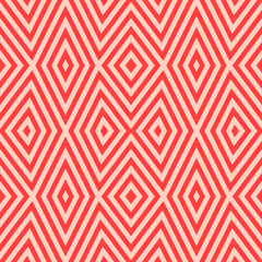Seamless ethnic pattern. Rhombuses ornament. Diamonds backdrop. Tiles wallpaper. Ethnic motif. Geometric background. Digital paper. Tribal textile print. Web design. Abstract vector.