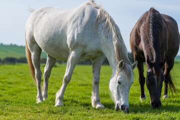 Fototapeta na wymiar beautiful horse in a field 