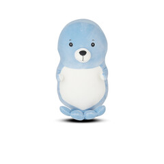 dolphin whale doll isolated on white background with clipping path
