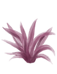 Green plant watercolor painting garden decoration tree