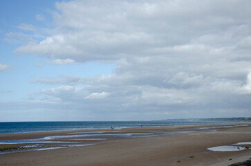 Utah Beach in Normandy, one of the most important places for the landing in Nomandy 1944 at the end of the second world war