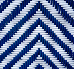 Fototapeta premium Background and texture of old natural woven straw.