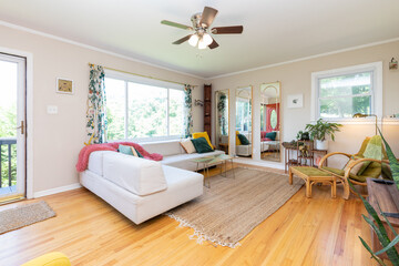 light bright living room