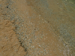sand on the beach