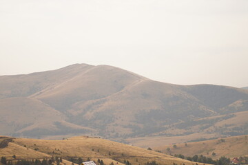 landscape of the mountains
