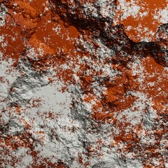 rust concrete wall deep mountain texture 3d rendering
