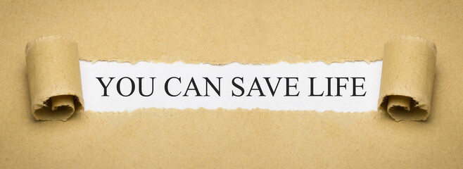you can save life
