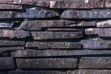 石材の壁　背景素材