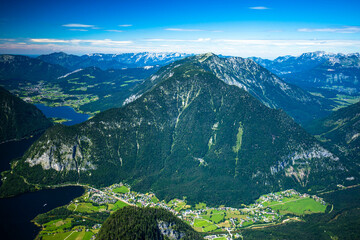 Fototapeta na wymiar Dachstein, View to Dachstein from the west, Upper Austria-Styria, Austria